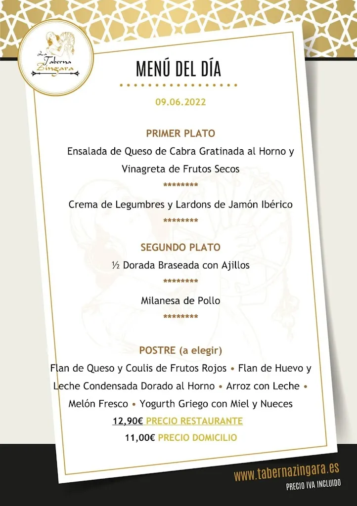 Menu_La Taberna Zíngara_Gijón_immagine_3