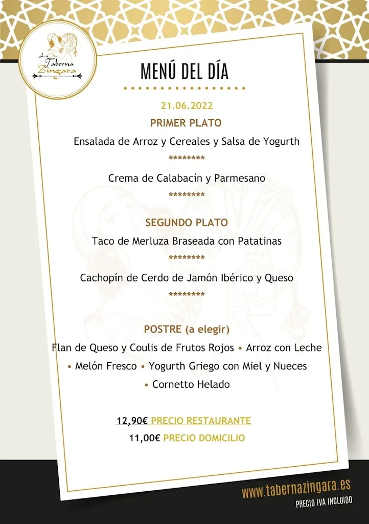 Menu_La Taberna Zíngara_Gijón_immagine_4