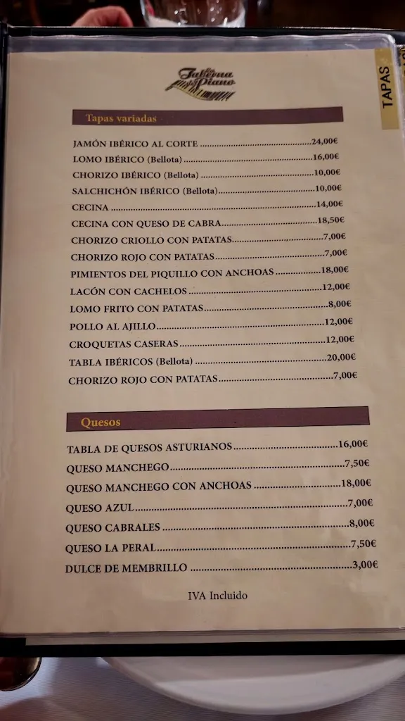 Menu_La Taberna del Piano_Gijón_image_2