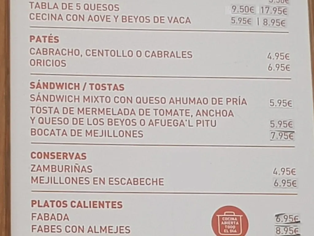 Menu_El Arca de Noé_Gijón_image_2