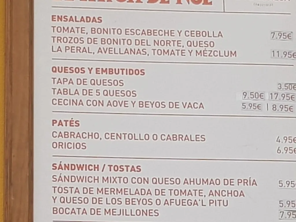 Menu_El Arca de Noé_Gijón_image_4
