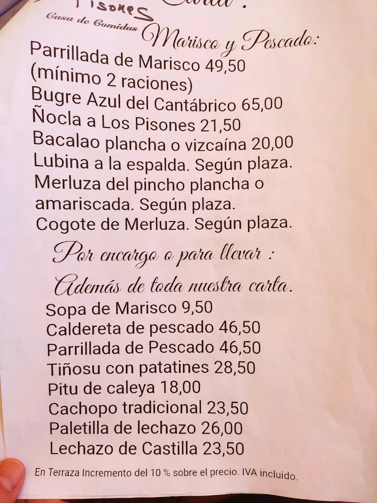 Menu_Los Pisones_Gijón_image_1