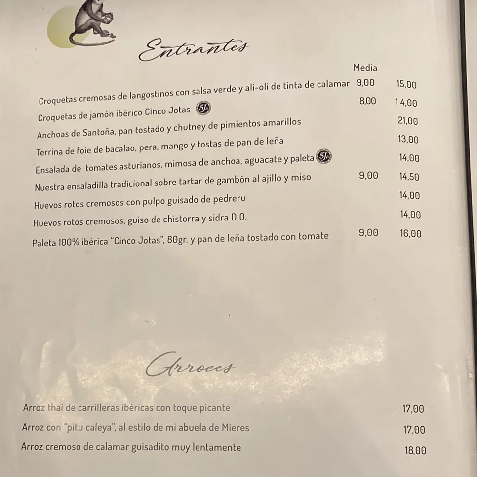 Menu_Restaurante El Borne by Galán de Alejandro_Gijón_image_1
