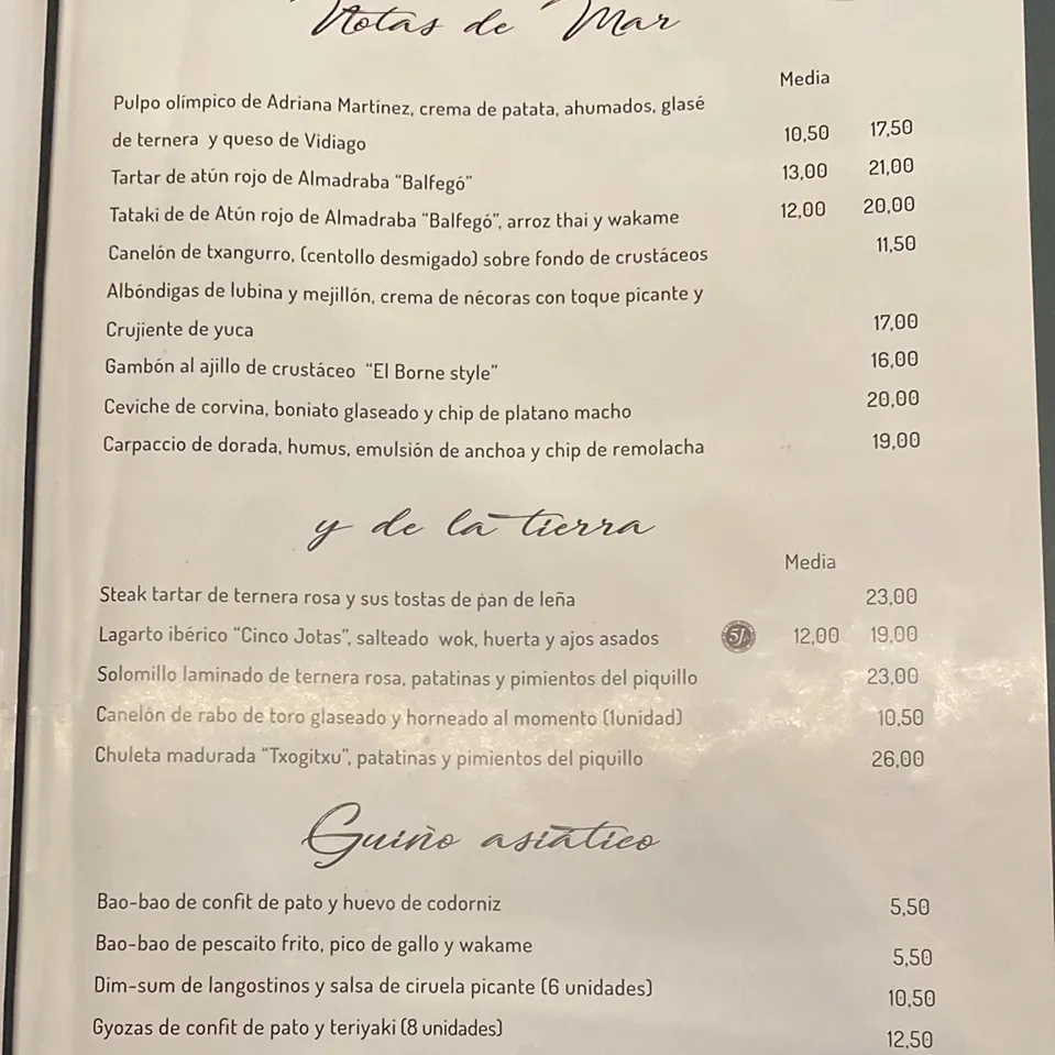 Menu_Restaurante El Borne by Galán de Alejandro_Gijón_image_2