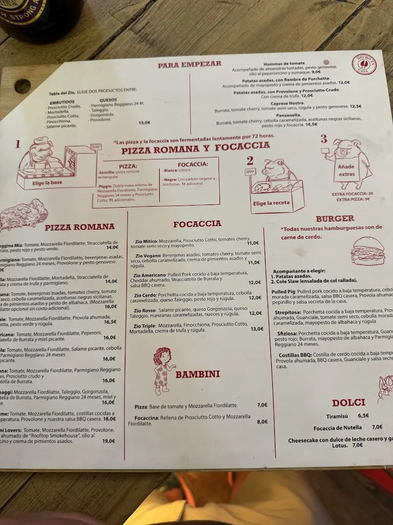 Menu_Zio Pig, Italian Delicatessen_Gijón_image_4