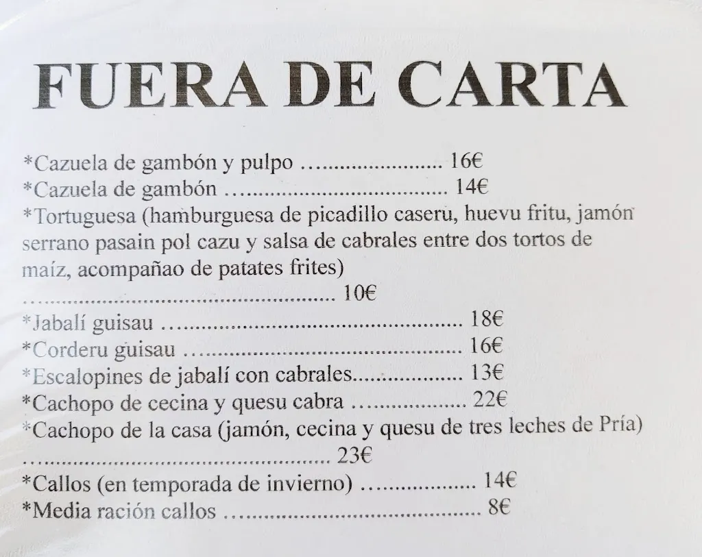 Menu_El Hórreo de Carrio_Laviana_image_3