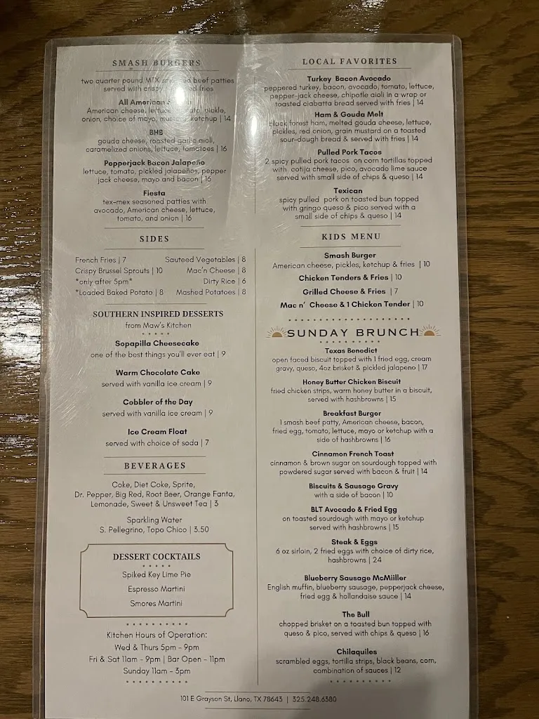 Menu_The Barrel House_Illano_image_1