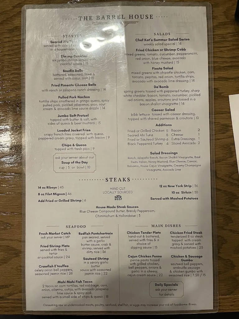 Menu_The Barrel House_Illano_image_2