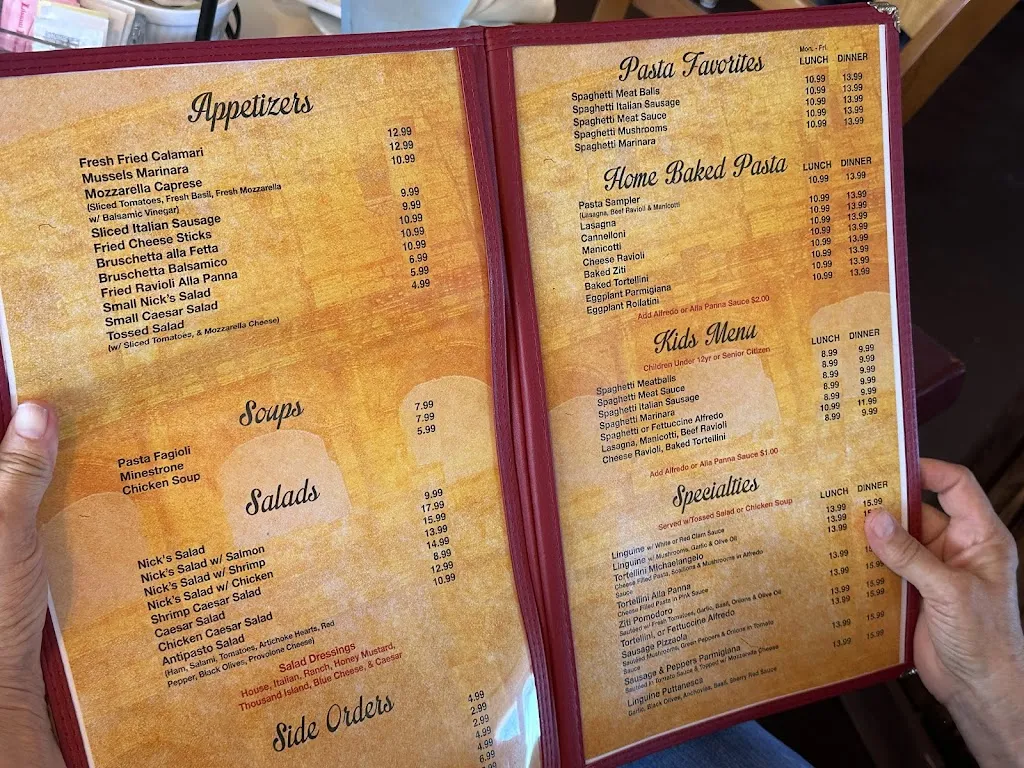 Menu_Bella Sera Llano Texas_Illano_image_1