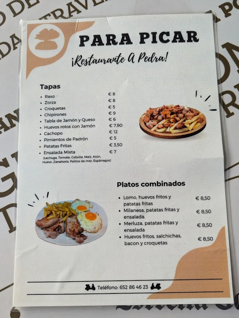 Menu_Restaurante & Alojamientos A Pedra_Dumbría_image_4