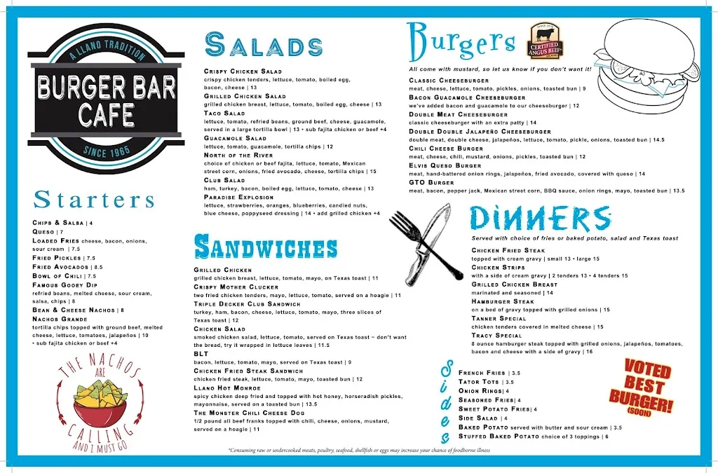Menu_Burger Bar Cafe_Illano_image_1