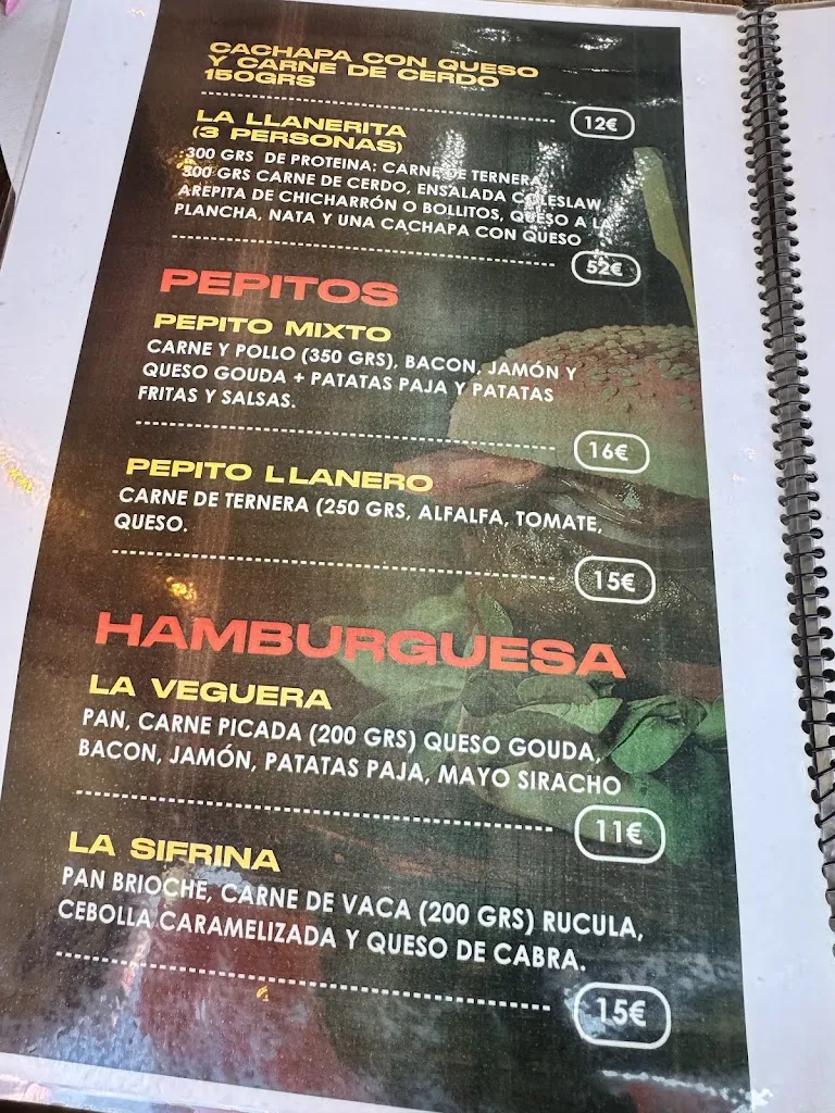 Menu_La Llanera Madrid_Illano_image_2