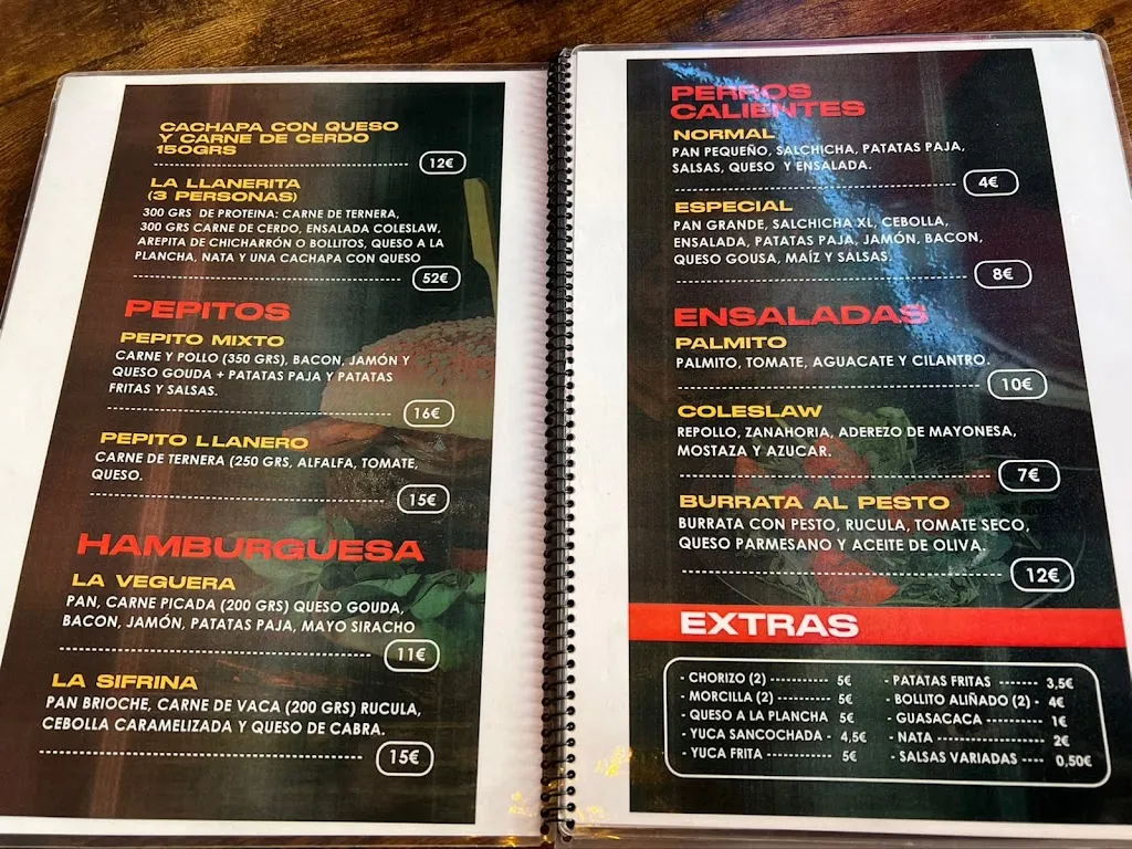 Menu_La Llanera Madrid_Illano_image_4