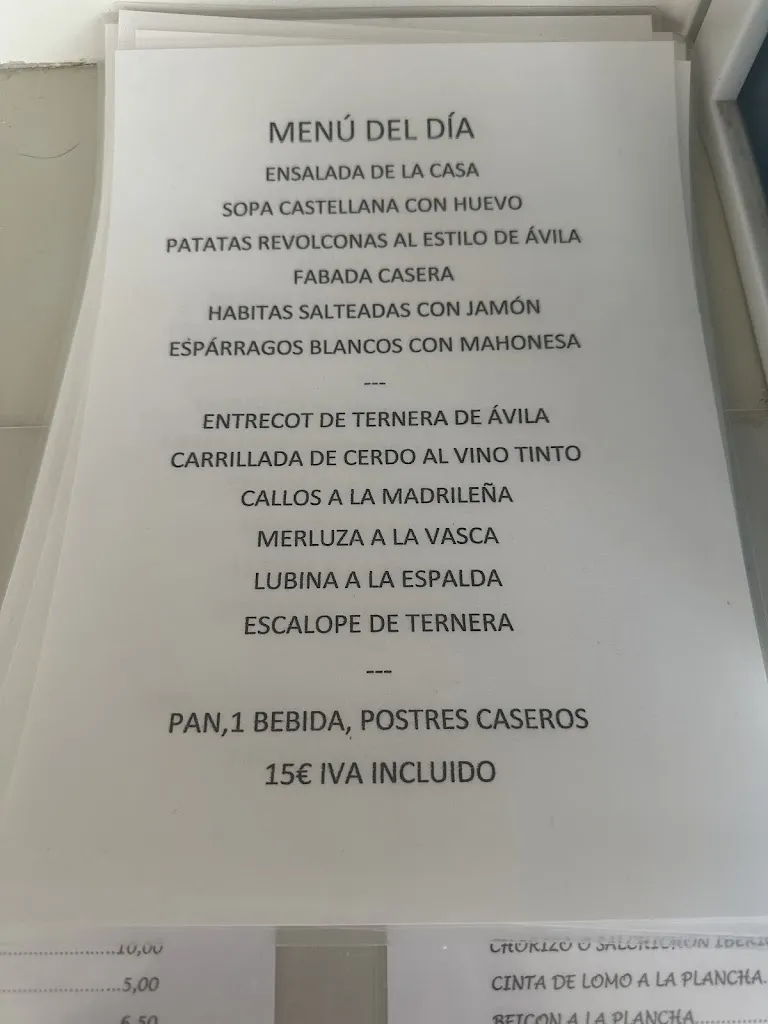 Menu_Bar Restaurante El Llano_Illano_image_2