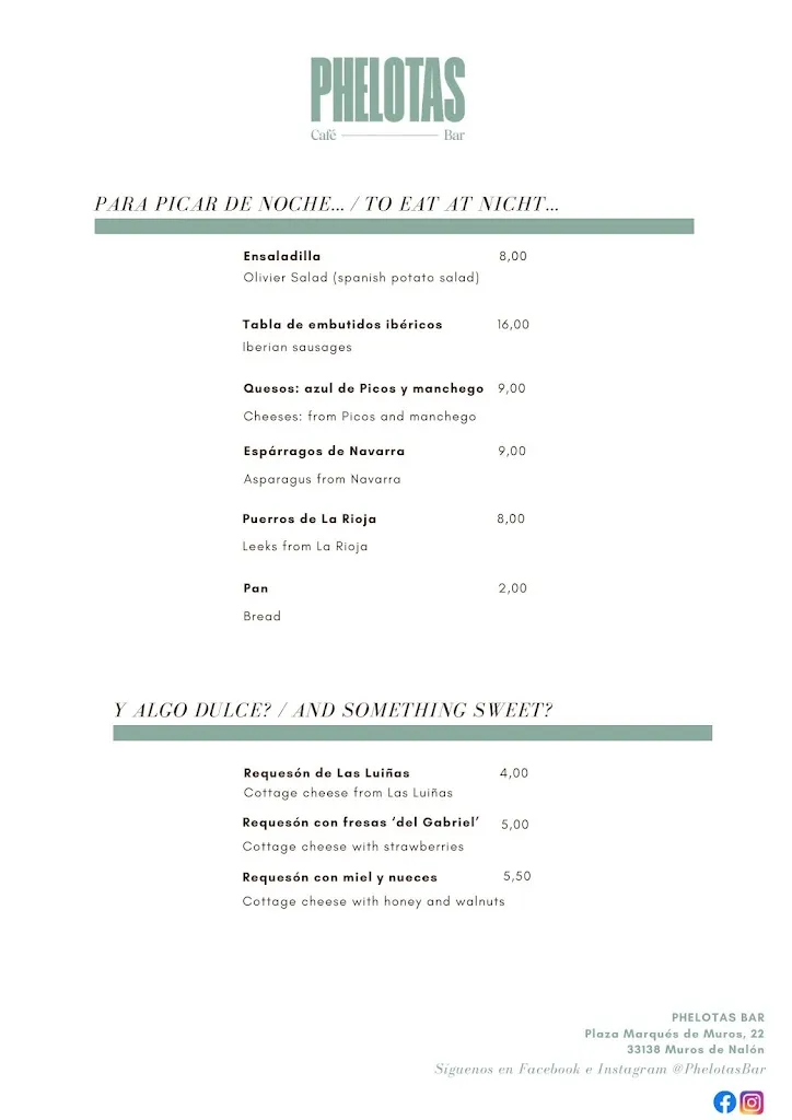 Menu_Phelotas Bar_Muros de Nalón_image_1