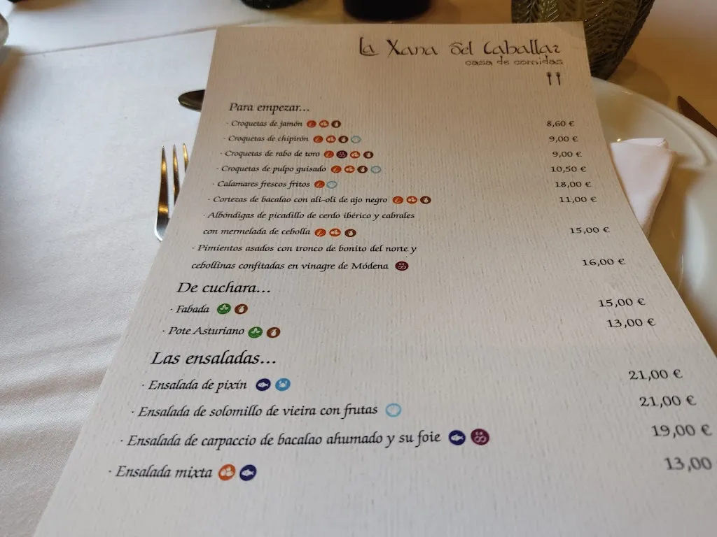 Menu_La Xana del Caballar_Muros de Nalón_image_1