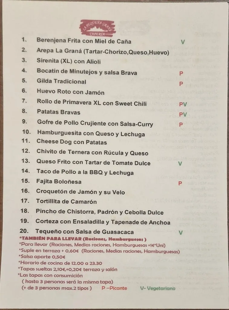 Menu_Tapería La Pequeña Graná._Lena_image_2