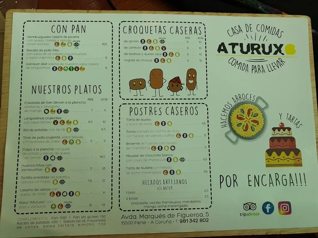 Menu_Mesón Aturuxo | Restaurante en Fene_Fene_immagine_2