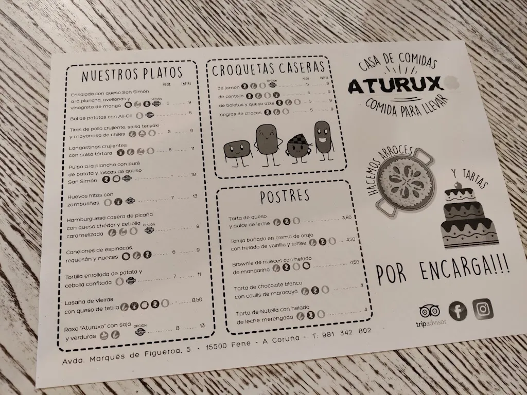 Menu_Mesón Aturuxo | Restaurante en Fene_Fene_immagine_3
