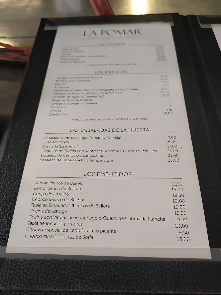 Menu_Restaurante Sidrería La Pomar_Langreo_immagine_1