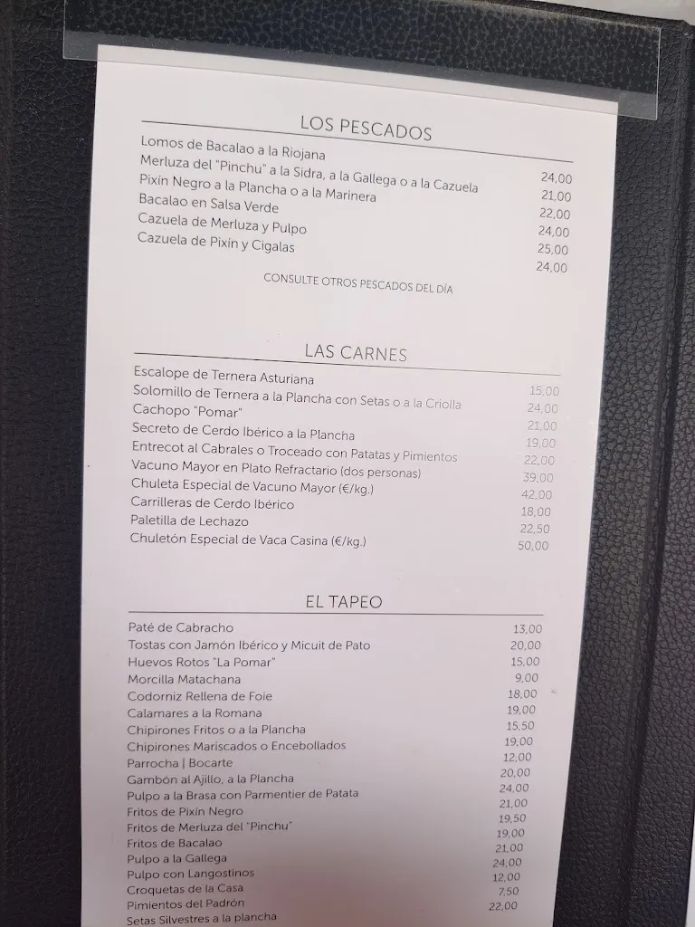 Menu_Restaurante Sidrería La Pomar_Langreo_immagine_3