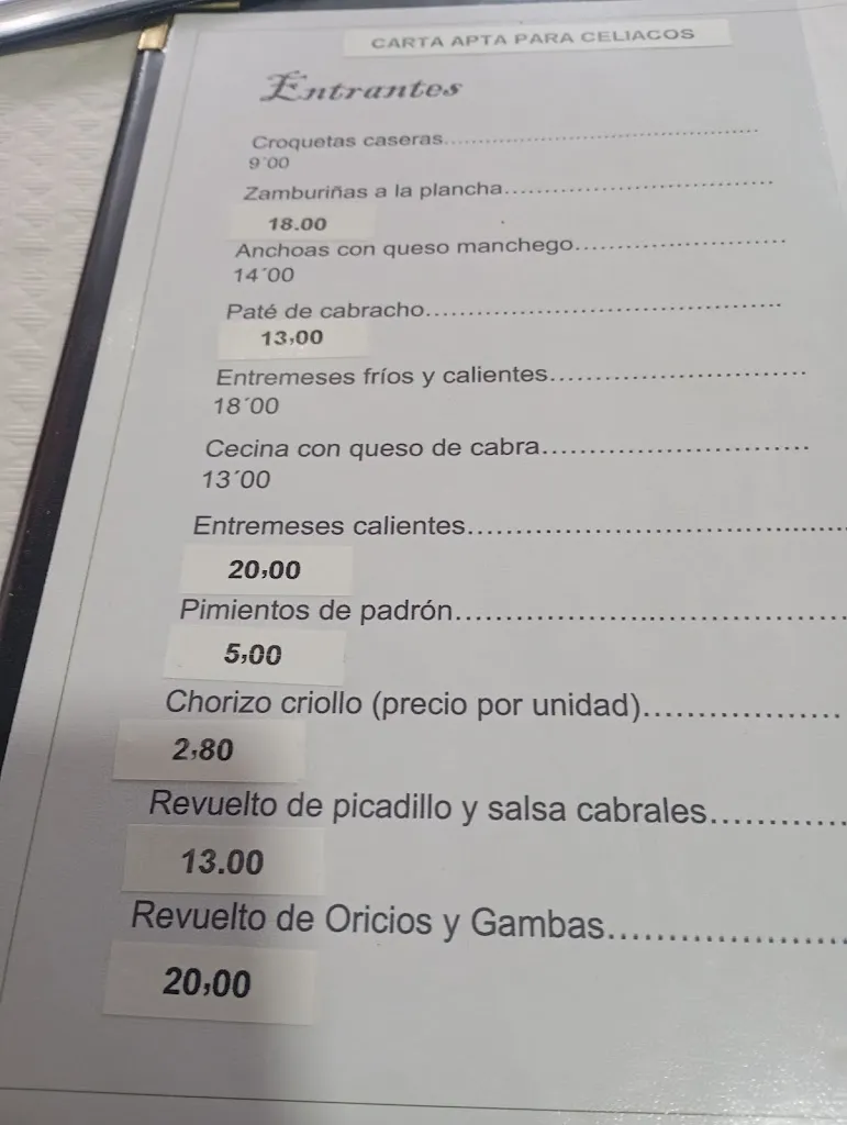 Menu_Bar La Casona_Langreo_image_2