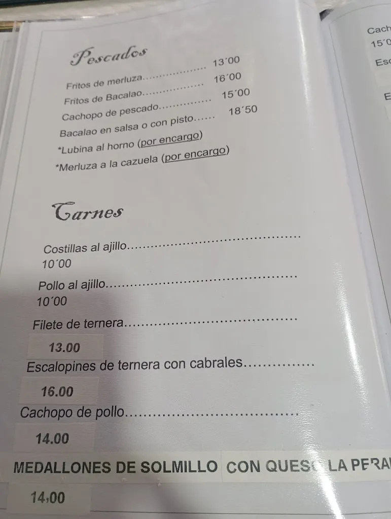 Menu_Bar La Casona_Langreo_image_4