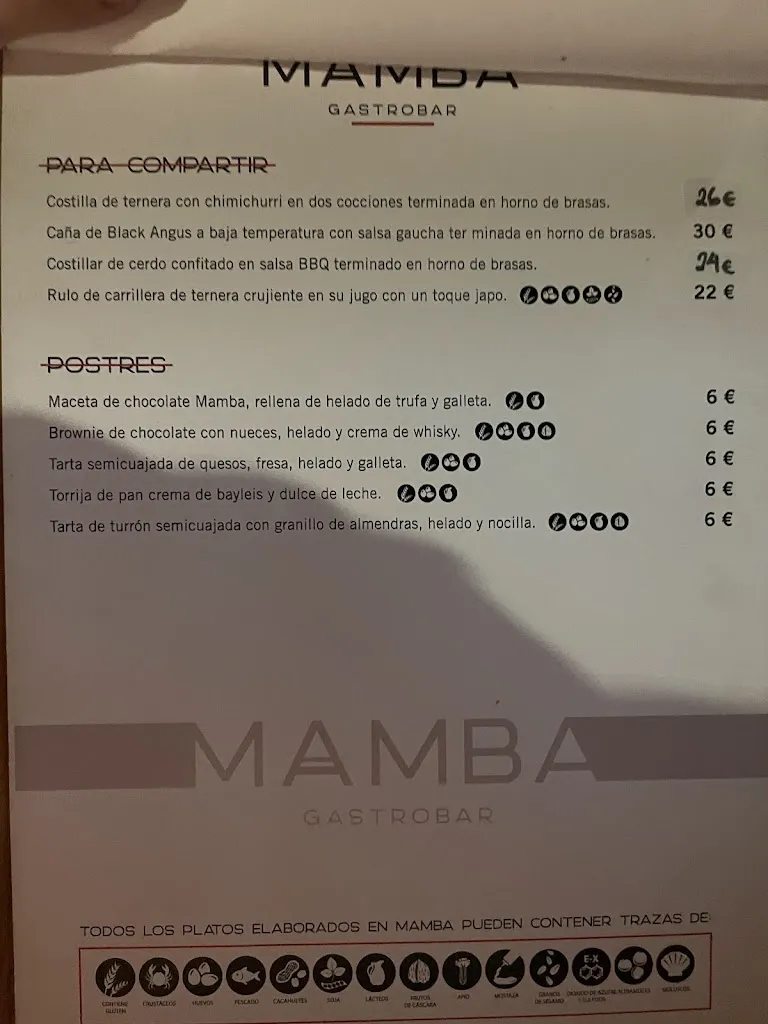 Menü_Restaurante MAMBA Gastrobar_Langreo_Bild_2