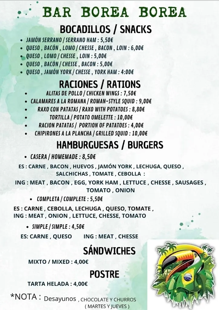 Menu_BAR BOREA BOREA_As Pontes de García Rodríguez_image_1