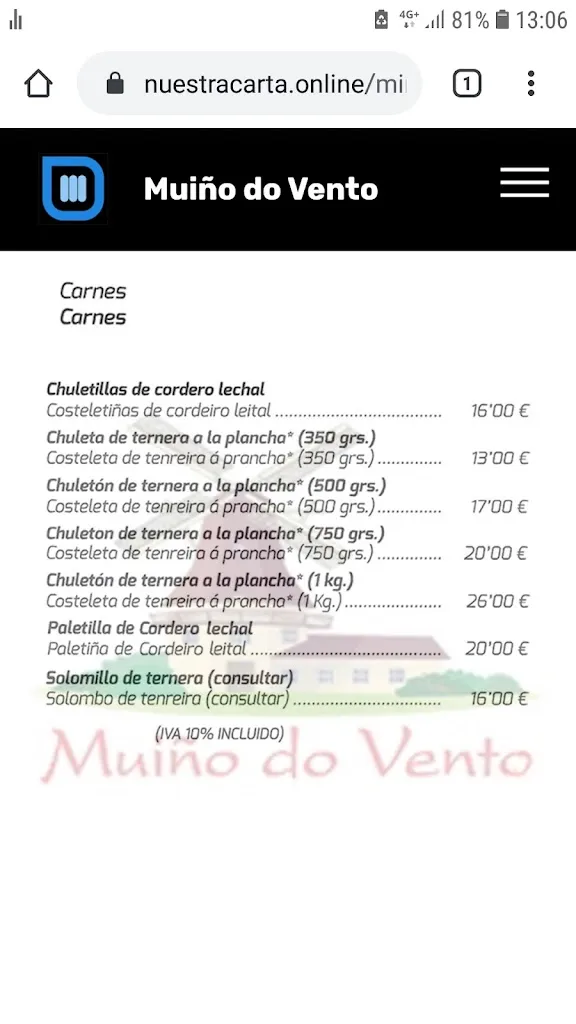 Menu_Restaurante Muiño Do Vento_Fene_image_1