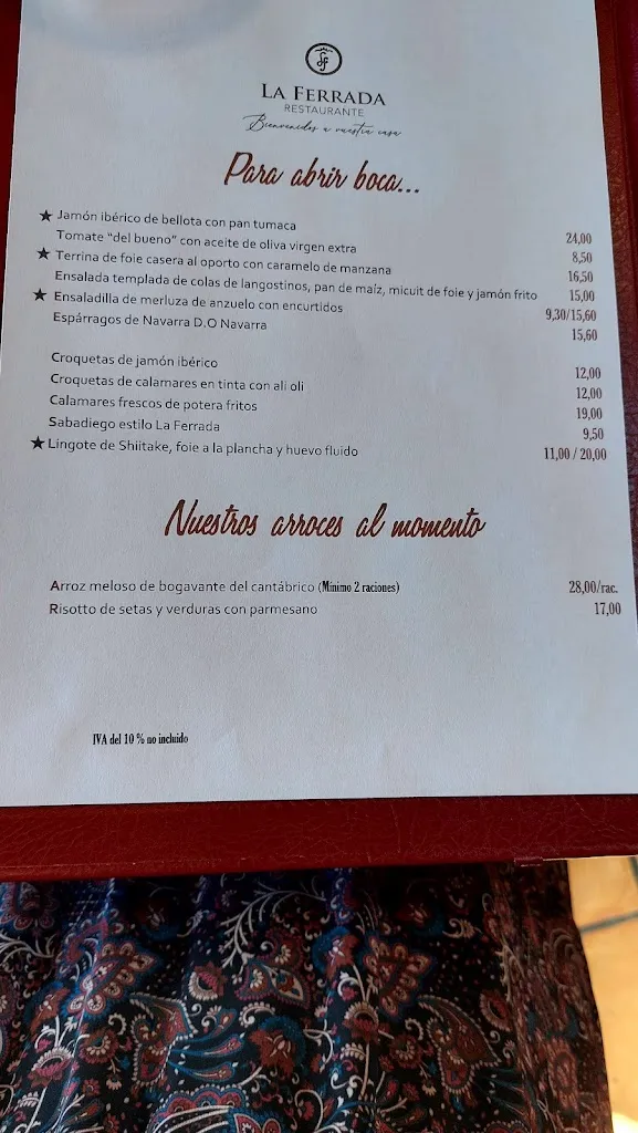 Menu_Restaurante La Ferrada_Noreña_image_2