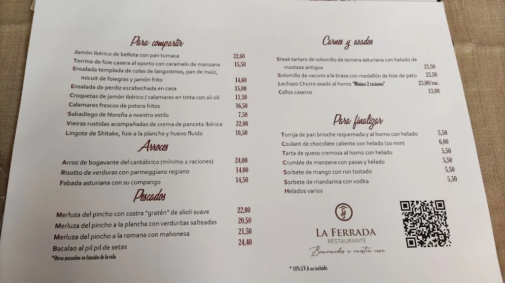 Menu_Restaurante La Ferrada_Noreña_image_3