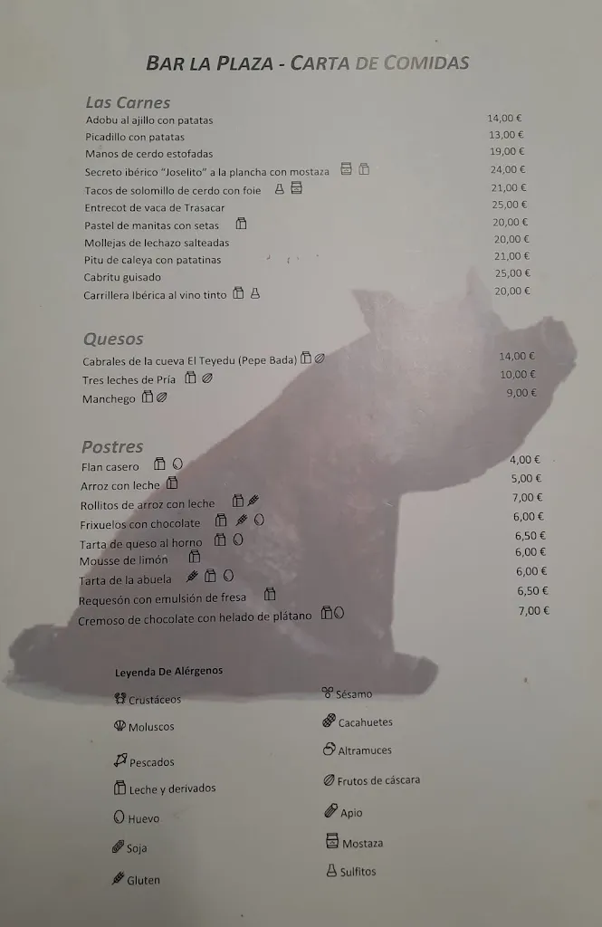 Menu_Bar La Plaza_Noreña_image_1