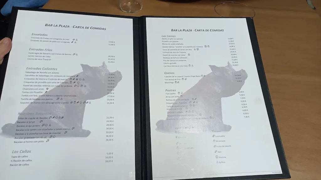 Menu_Bar La Plaza_Noreña_image_2