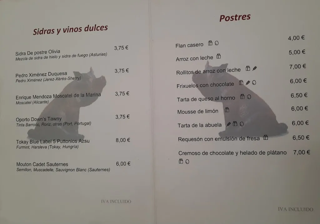 Menu_Bar La Plaza_Noreña_image_3