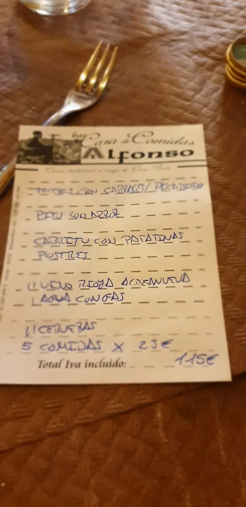 Menu_Casa Alfonso Cocina casera Asturiana_Peñamellera Alta_image_4