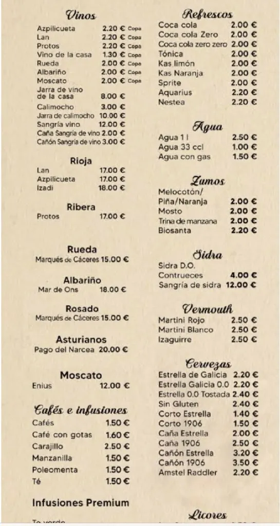 Menu_La Caseria De Santa Marina_Llanes_image_2