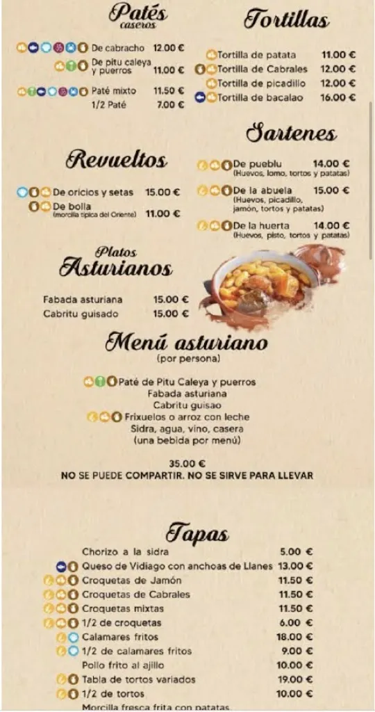 Menu_La Caseria De Santa Marina_Llanes_image_3