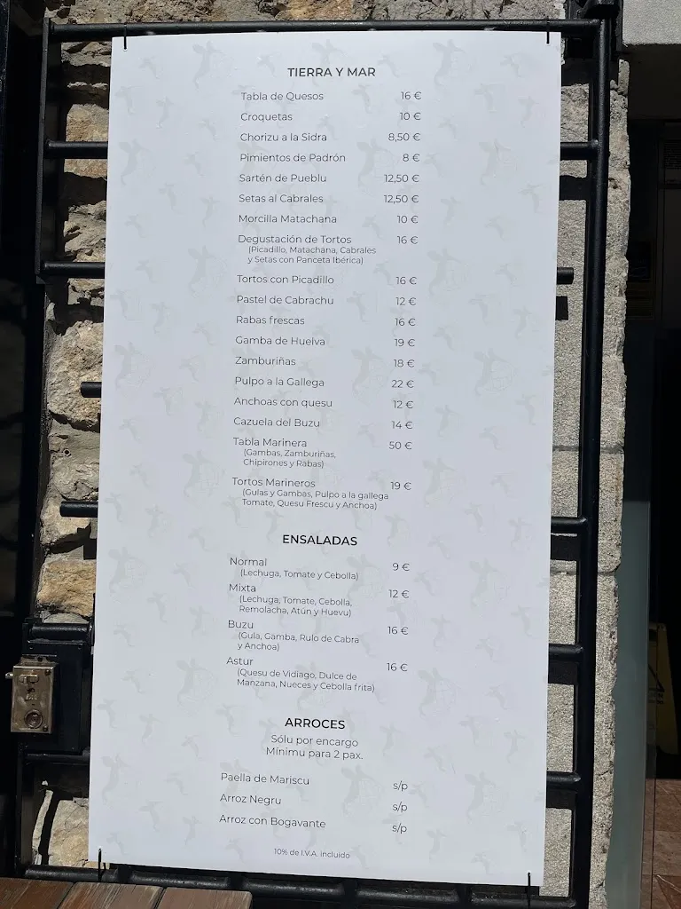 Menu_La bodega del buzu_Llanes_image_1