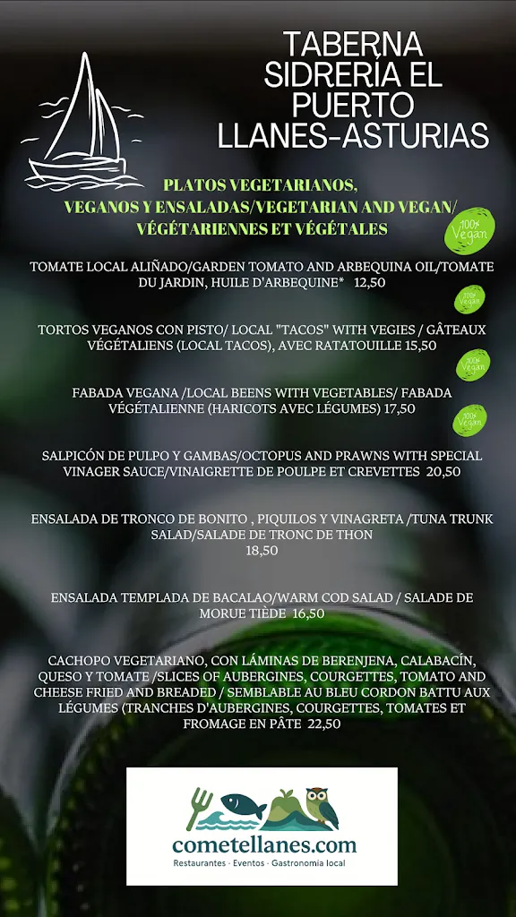 Menu_Sidrería Restaurante El Puerto_Llanes_image_2