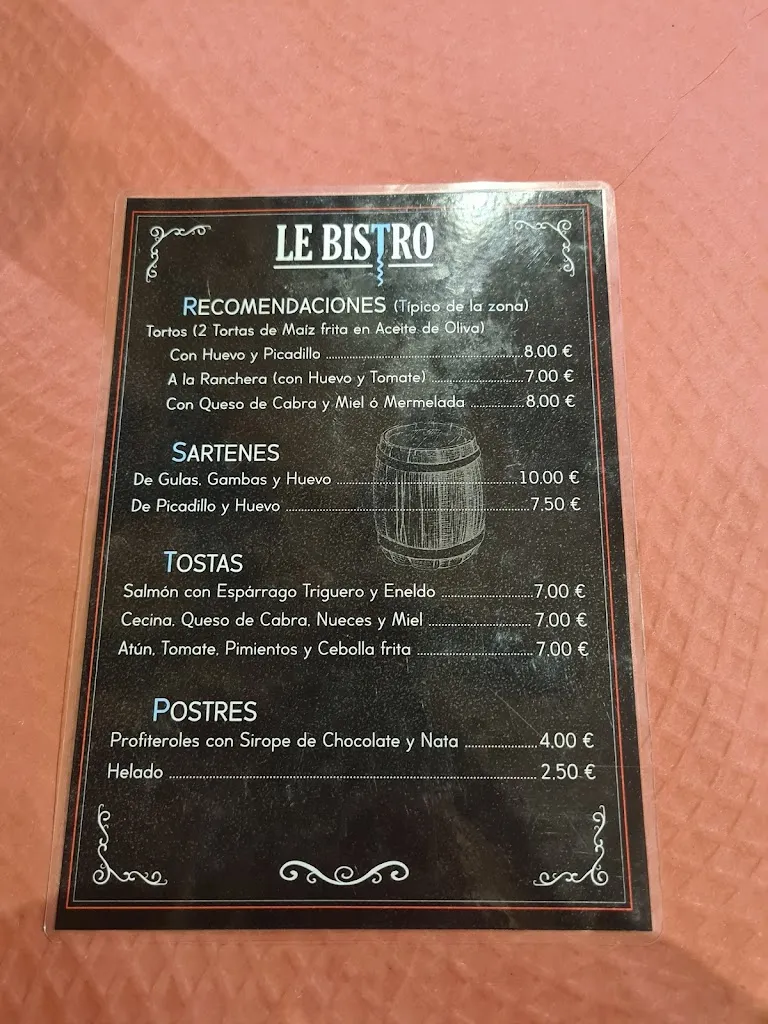 Menu_Le Bistro_Llanes_image_4