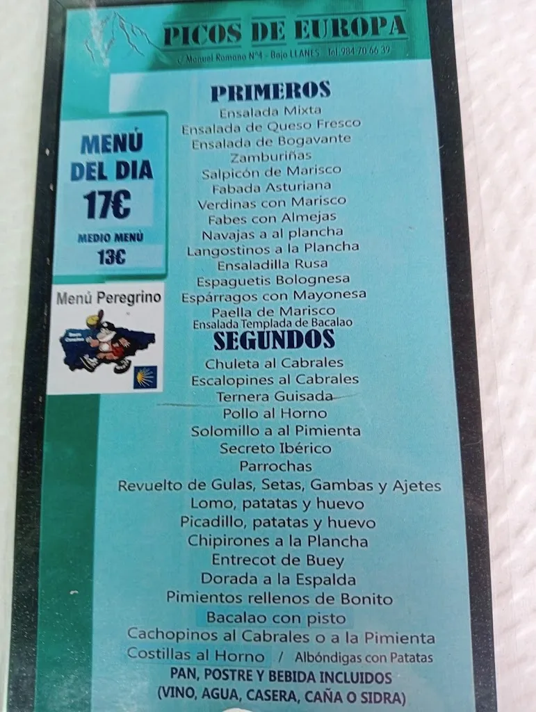 Menu_Bar Picos de Europa_Llanes_image_4