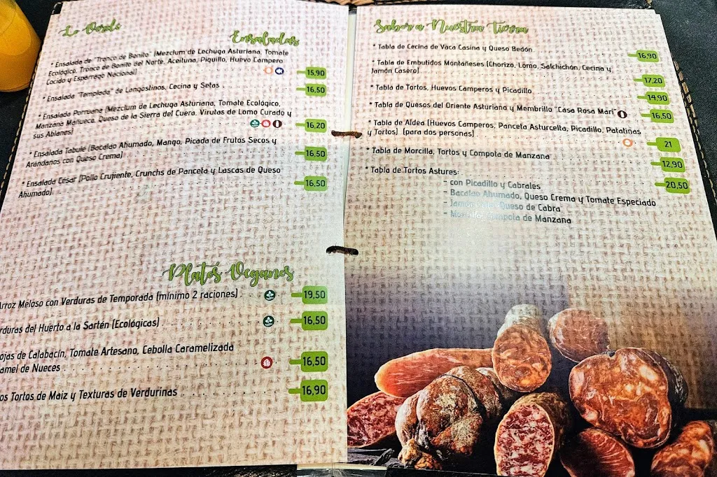 Menu_Sidrería As de Guía_Llanes_immagine_1