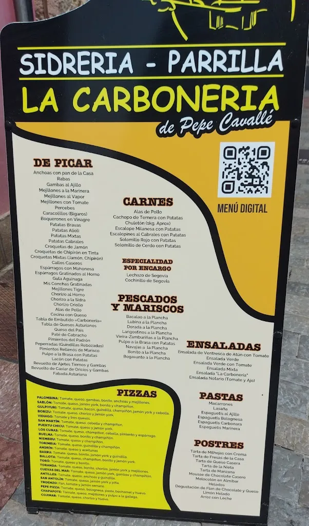 Menu_Sidreria La Carbonería de Pepe Cavallé_Llanes_image_3