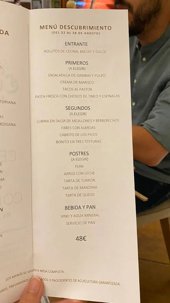 Menu_Restaurante el cenador del convento_Llanes_immagine_2