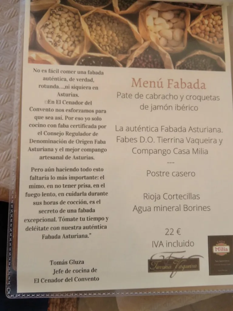 Menu_Restaurante el cenador del convento_Llanes_immagine_3