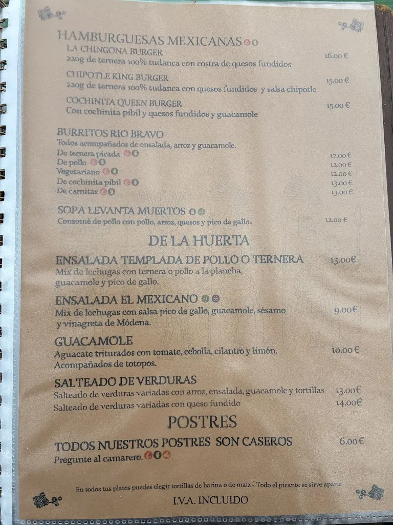 Menu_El Mexicano_Peñamellera Baja_image_1