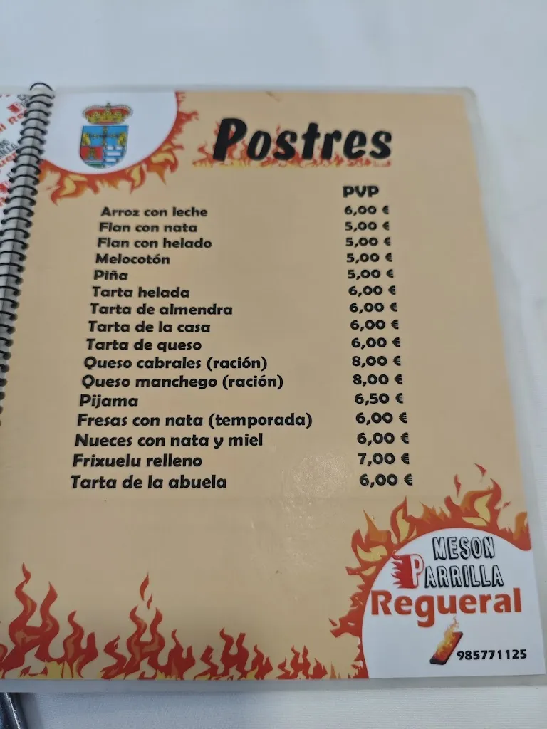 Menu_Restaurante Mesón Regueral_Llanera_image_3