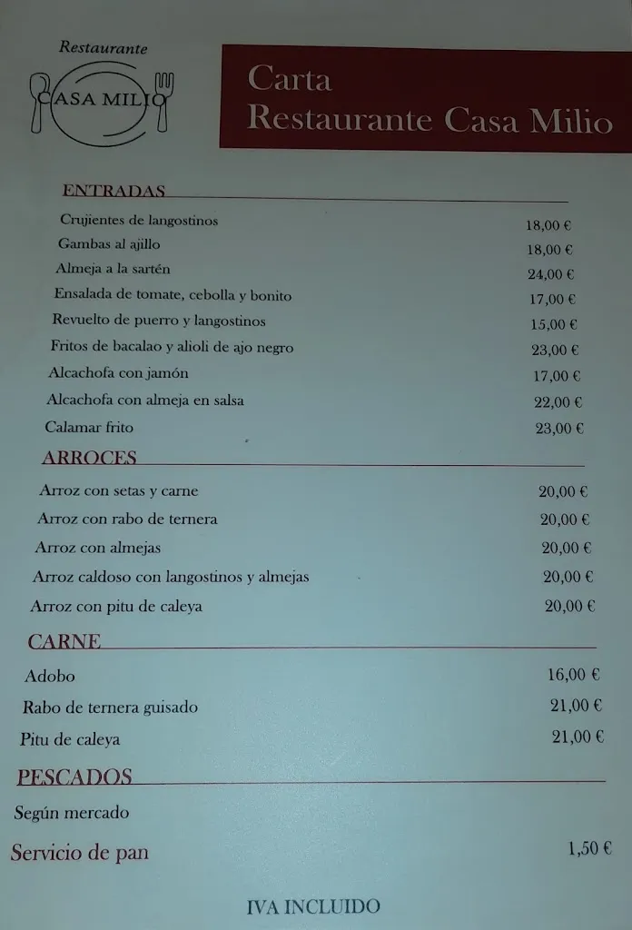 Menu_Restaurante Casa Milio_Llanera_image_1