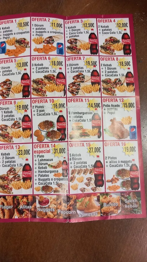 Menu_Kebabish Llanera_Llanera_image_2